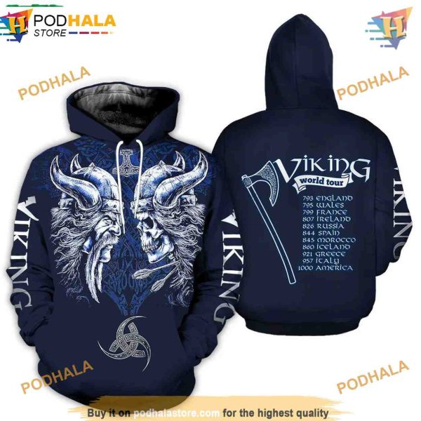 Viking 3D AOP Hoodie