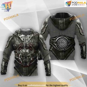 Viking Armor All Over Printed 3D Hoodie Sweatshirt