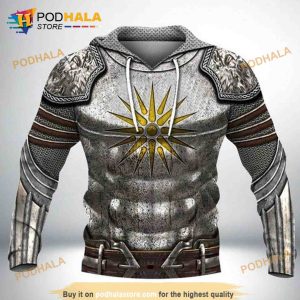 Viking Armor Tattoo For Lover Full 3D Hoodie Sweatshirt