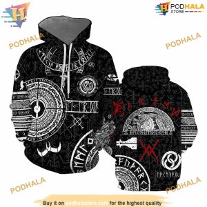 Viking God of War All Over Printed 3D Hoodie Sweatshirt