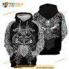 Viking Norse Tattoo 3D Hoodie Sweatshirt