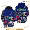 Villains Blue Christmas Disney AOP Unisex Funny Christmas Hoodie