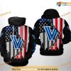 Villanova Wildcats US Flag NCAA 3D Hoodie