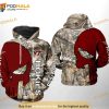 Virginia Tech Hokies NCAA Camo Veteran Hunting All Over Print 3D Hoodie