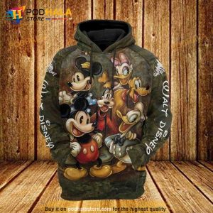 Walt Disney Movie 3D Hoodie Sweatshirt All Over Print