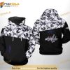 Washington Capitals NHL Camo Veteran All Over Print 3D Hoodie