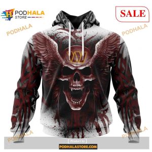 Washington Commanders Special Kits With Skull Art Shirt NFL Hoodie 3D