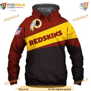 Washington Redskins 3D Hoodie Long Sleeve new season