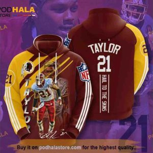 Washington Redskins Sean Taylor 21 NFL All Over Print 3D Hoodie