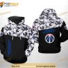 Washington Wizards NBA Camo Veteran Team All Over Print 3D Hoodie