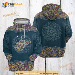 West Virginia Mandala All Over Print 3D Hoodie