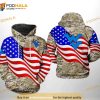 West Virginia Mountaineer NCAA US Flag Camo Veteran All Over Print 3D Hoodie