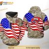 Western Kentucky Hilltoppers NCAA US Flag Camo Veteran All Over Print 3D Hoodie