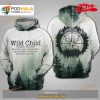 Wild Child Hoodie Green Forest Camping Sweatshirt 3D Hoodie