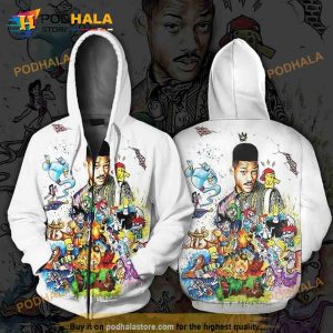 Will Smith Simpson Family Aladdin Dragon Ball Z Mario 3D Hoodie