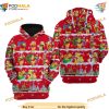 Winne The Pooh Red Christmas Disney 3D Hoodie