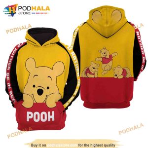 Winnie The Pooh Disney AOP Unisex Hoodie