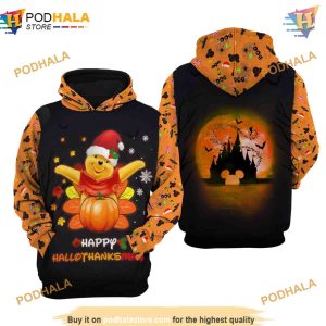 Winnie The Pooh Hallothankmas Disney 3D Hoodie