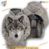 Wolf Full All Over Printed Funny Animal Costume 3D Hoodie Sweatshirt