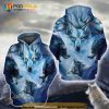 Wolf Lover Blue 3D Hoodie