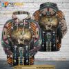 Wolf Native American 3D Hoodie Sweatshirt