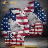 Wolf Usa Flag 3D Hoodie Sweatshirt