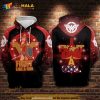 Wonder Woman Figth Like A Girl Over Print 3D Hoodie