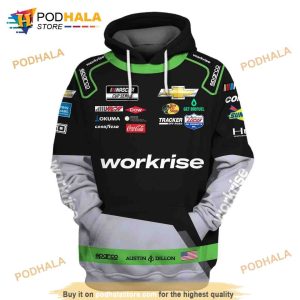 Workrise 3D Gift Austin Dillon Driver Racing F1 Funny 3D Hoodie