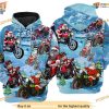 Xmas Driving With Santa Claus 3D Funny Christmas Hoodie Shirt Sweatshirt