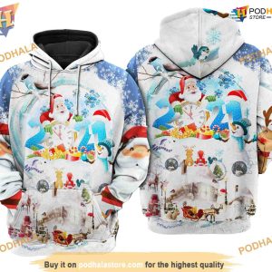 Xmas Have A Sparkling New Year 3D Funny Christmas Hoodie Shirt Sweatshirt