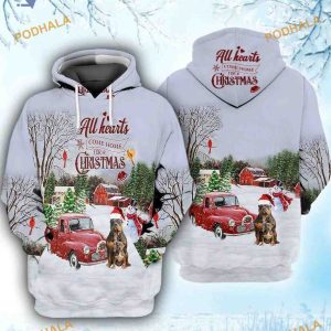 Xmas Pitbull 3D Funny Christmas Hoodie Shirt Sweatshirt