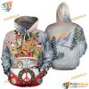 Xmas Snow Car Yorkshire Pattern Funny Christmas Hoodie Shirt Sweatshirt