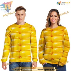 Yellow Porn Christmas 3D Printed Sweatshirt 3D Hoodie