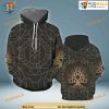 Yggdrasil Helm Of Awe Rune Circle All Over Printed 3D Hoodie Sweatshirt