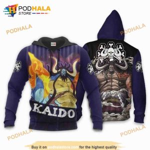 Yonko Kaido One Piece Anime Manga 3D Hoodie