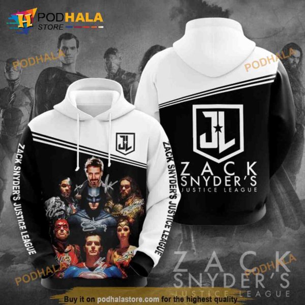 Zack Snyder’s Justice League Design Gift For Fan Custom 3D Hoodie