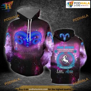 Zodiac Aries All Over Printed 3D Hoodie Sweatshirt