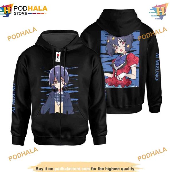 Zombie Land Saga Ai Mizuno Anime 3D Hoodie