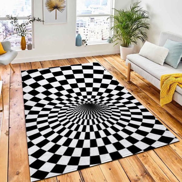 3D Illusion Rug Carpet Living Room Rug