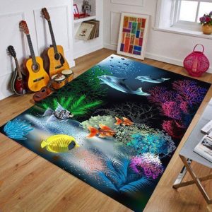 3D Printed Ocean World Clp1810011Tm Rug Carpet Area Rug For Living Room Bedroom Rug Home Decor