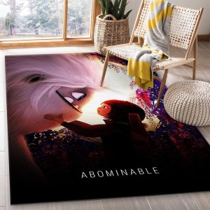 Abominable 2019 Area Rug Movie Rug Floor Decor Home Decor Area Rug For Living Room Bedroom Rug Home Decor
