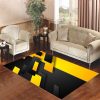 Abstract Design Yellow Living Room Carpet Rugs Area Rug For Living Room Bedroom Rug Home Decor