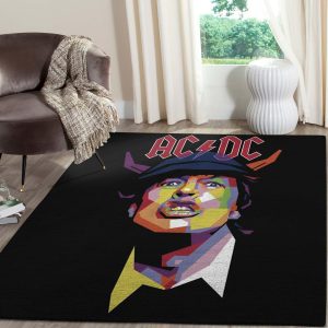 Ac-Dc Hard Rock Band Living Room Carpet Living Room Rugs The Us Decor