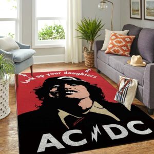Ac-Dc Hard Rock Band Living Room Carpet Living Room Rugs The Us Decor