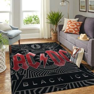 Acdc Hard Rock Band Rug Room Carpet Home Decor Area Rug For Living Room Bedroom Rug Home Decor