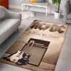 Acdc In Rock We Trust Area Rug Rugs For Living Room Rug Home Decor Area Rug For Living Room Bedroom Rug Home Decor