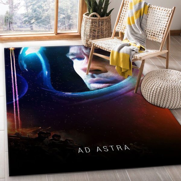 Ad Astra 2019 Rug Art Painting Movie Rugs Floor Decor Home Decor Area Rug For Living Room Bedroom Rug Home Decor