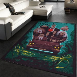 Addams Family Movie Area Rug Living Room And Bedroom Rug Family Gift Decor Area Rug For Living Room Bedroom Rug Home Decor