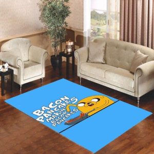 Adventure Time Bacon Pancakes Living Room Carpet Rugs Area Rug For Living Room Bedroom Rug Home Decor