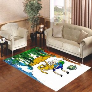 Adventure Time Paint Rain Living Room Carpet Rugs Area Rug For Living Room Bedroom Rug Home Decor